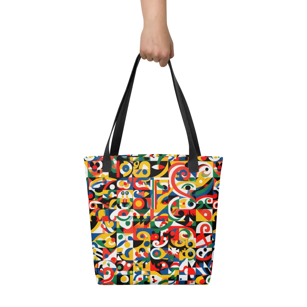 Electric Arabesque on Tote Bag — Front