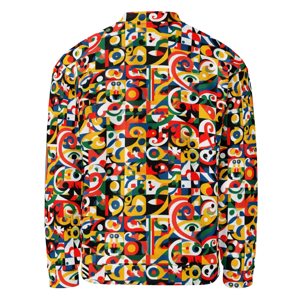 Electric Arabesque on Bomber Jacket — Back