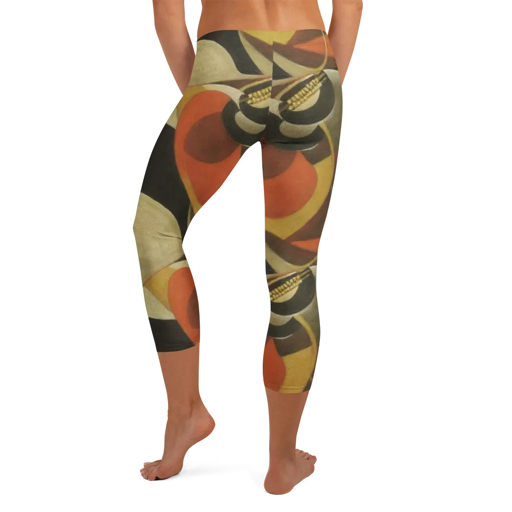 Sienna Circuit on Capri Leggings — Back