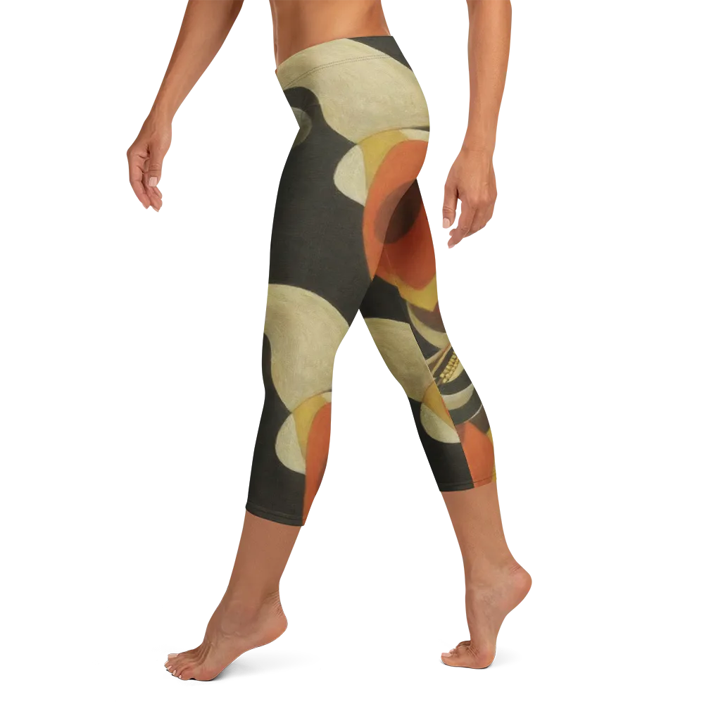 Sienna Circuit on Capri Leggings — Left