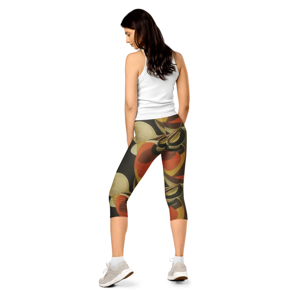 Sienna Circuit on Capri Leggings — Back