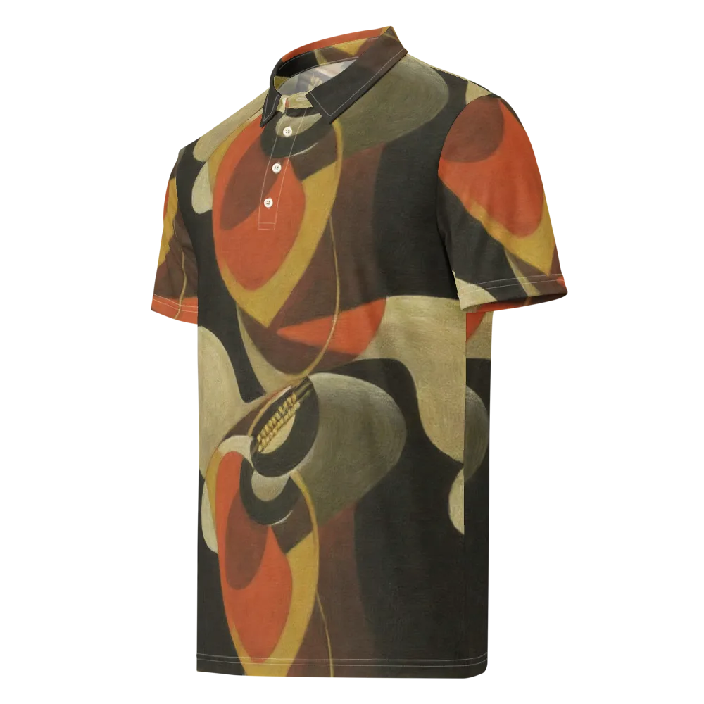 Sienna Circuit on Men's Slim Fit Polo Shirt — Left Front