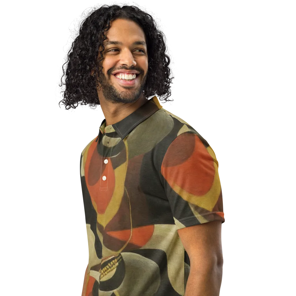 Sienna Circuit on Men's Slim Fit Polo Shirt — Left Front