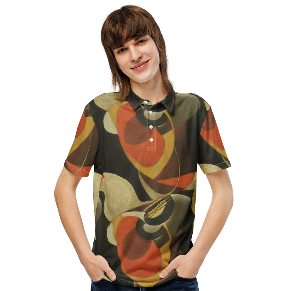 Sienna Circuit on Men's Slim Fit Polo Shirt — Front
