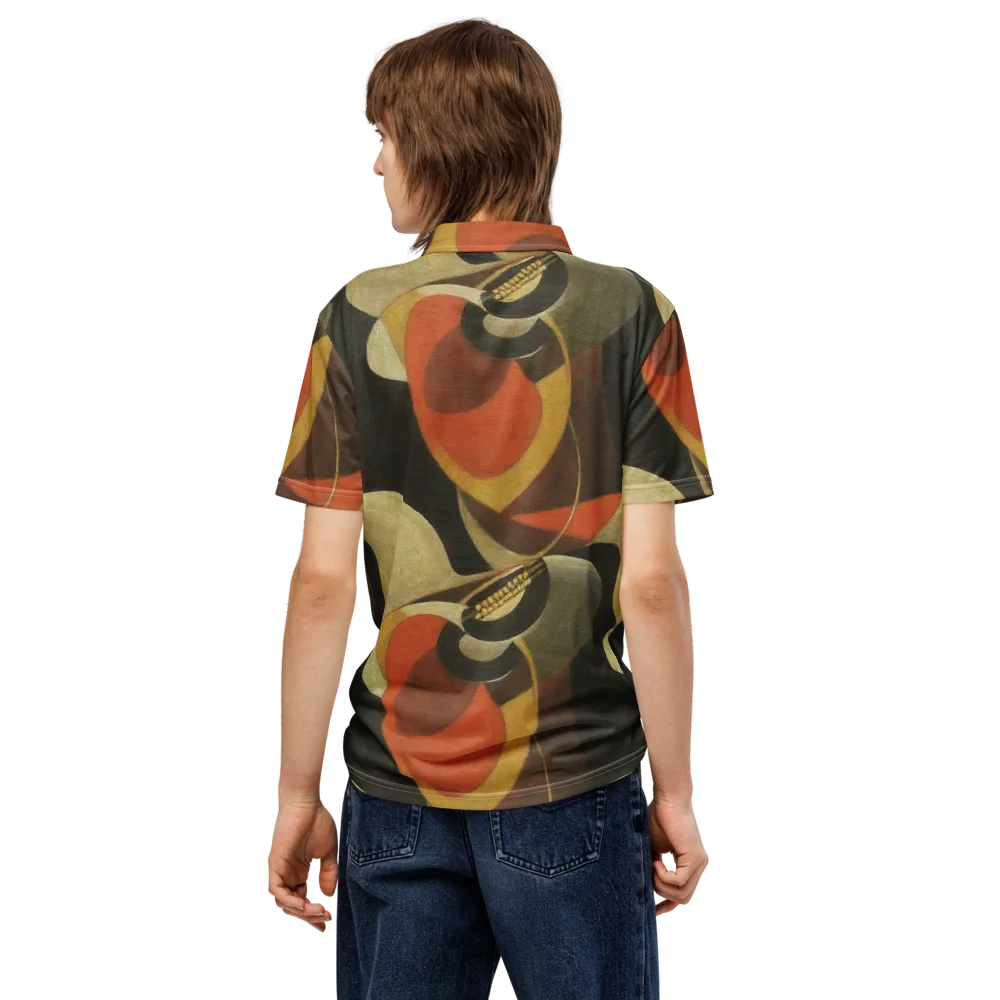 Sienna Circuit on Men's Slim Fit Polo Shirt — Back