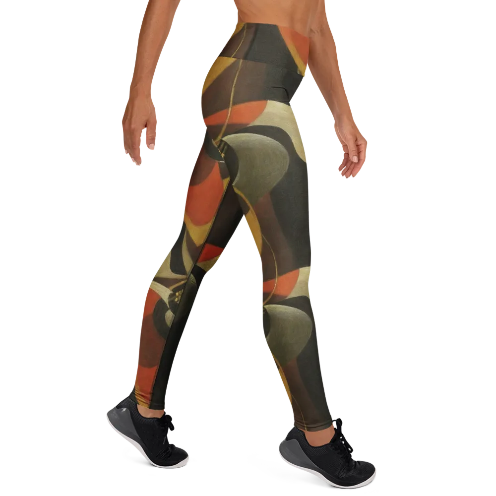 Sienna Circuit on Yoga Leggings — Right