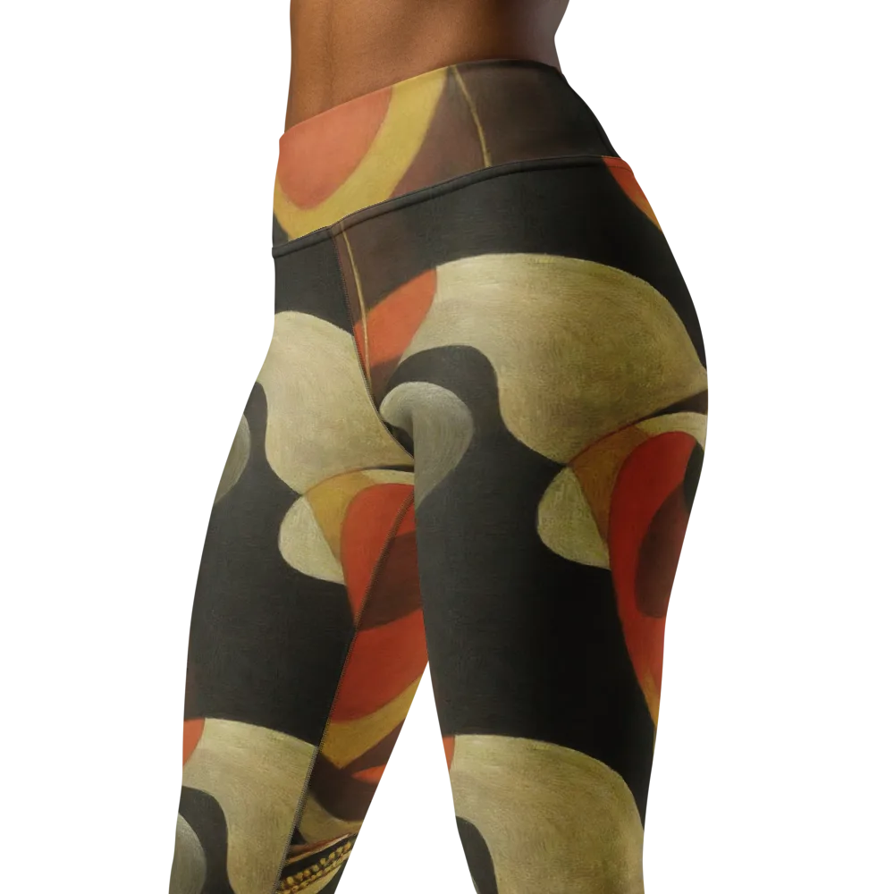 Sienna Circuit on Yoga Leggings — Left Front