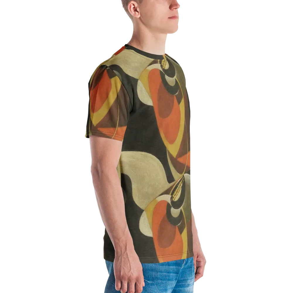 Sienna Circuit on Men's Crew Neck T-Shirt — Right