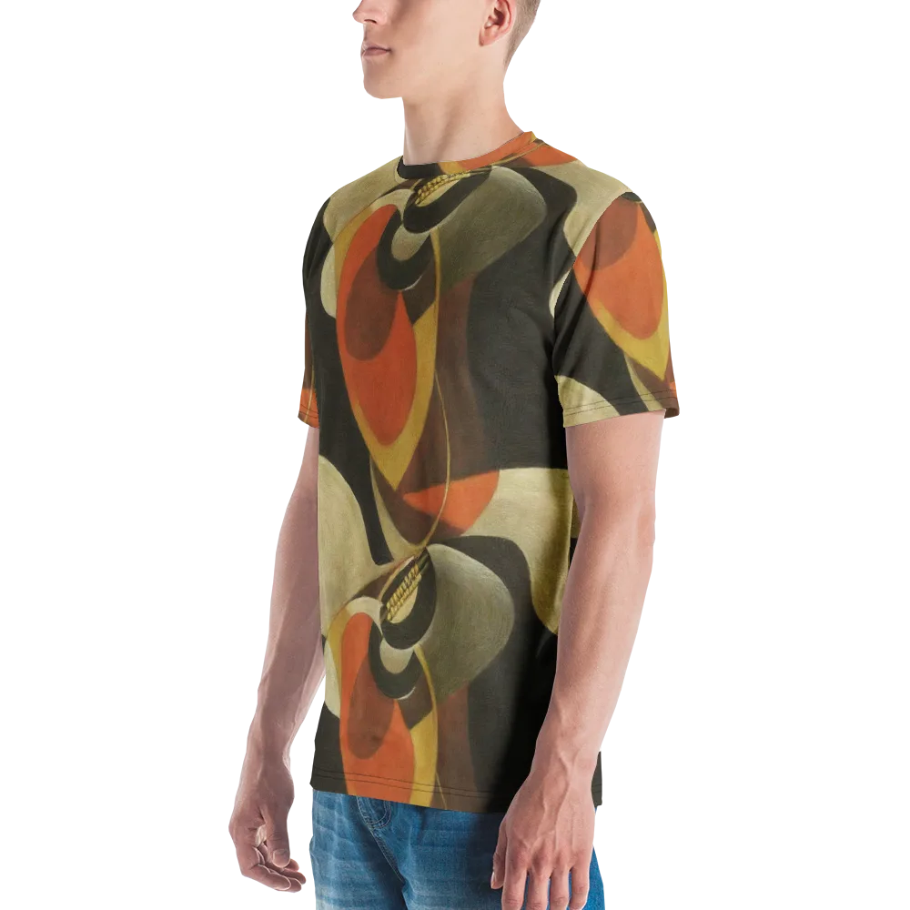 Sienna Circuit on Men's Crew Neck T-Shirt — Left