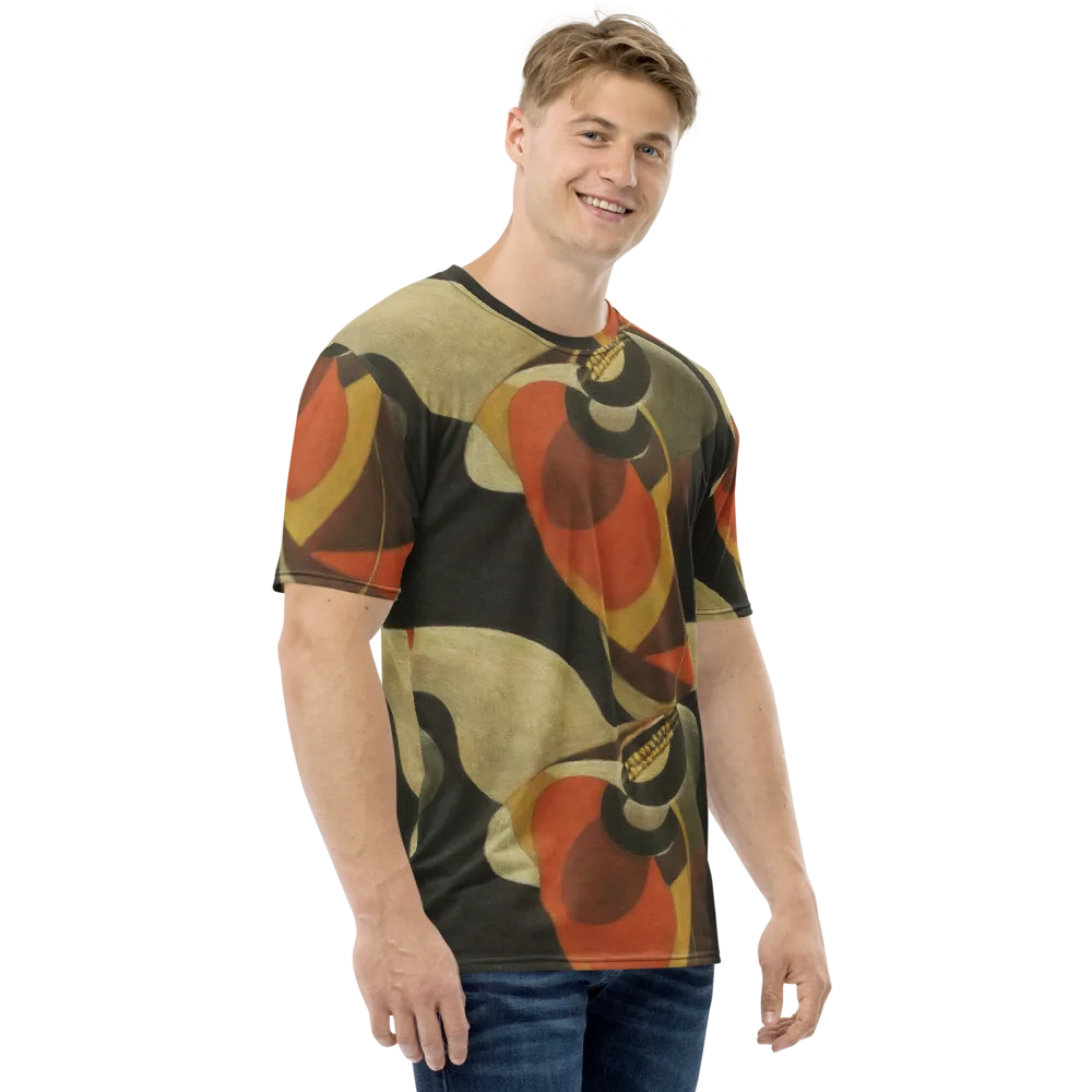 Sienna Circuit on Men's Crew Neck T-Shirt — Right