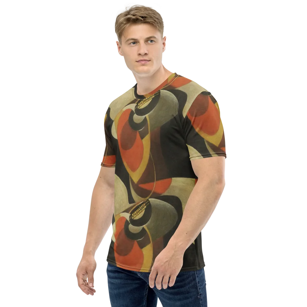 Sienna Circuit on Men's Crew Neck T-Shirt — Left