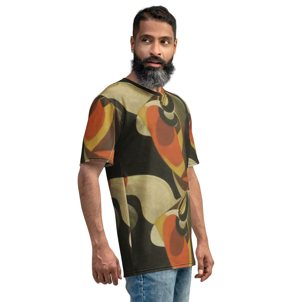 Sienna Circuit on Men's Crew Neck T-Shirt — Right