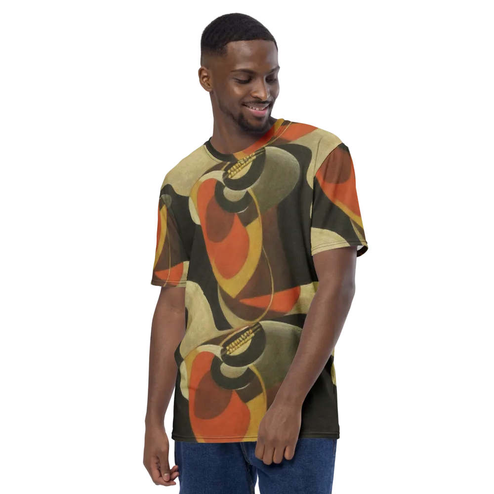 Sienna Circuit on Men's Crew Neck T-Shirt — Left