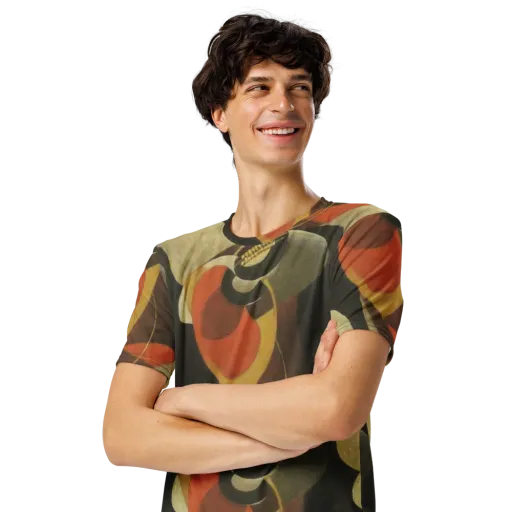 Sienna Circuit on a Men's Crew Neck T-Shirt