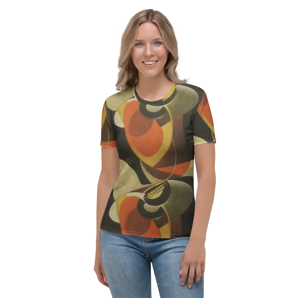 Sienna Circuit on Women's Crew Neck T-Shirt — Front
