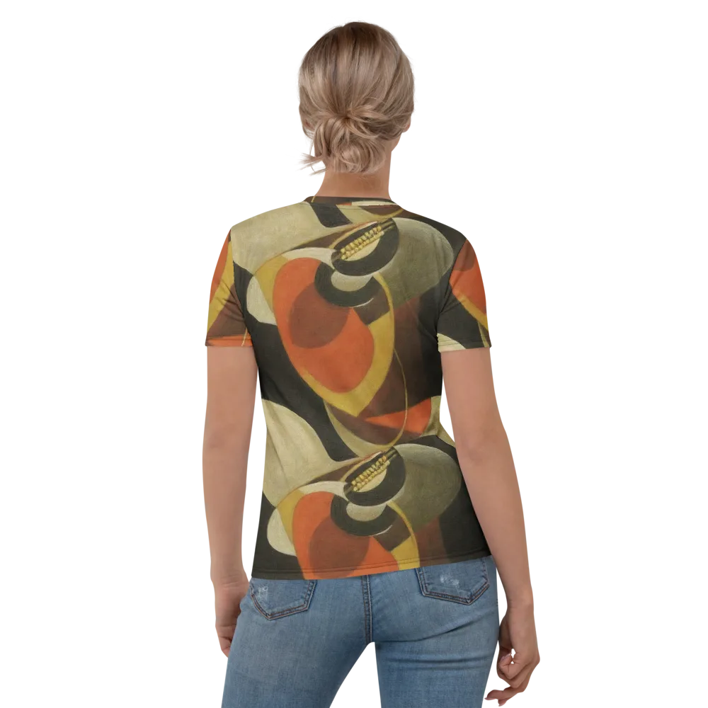 Sienna Circuit on Women's Crew Neck T-Shirt — Back