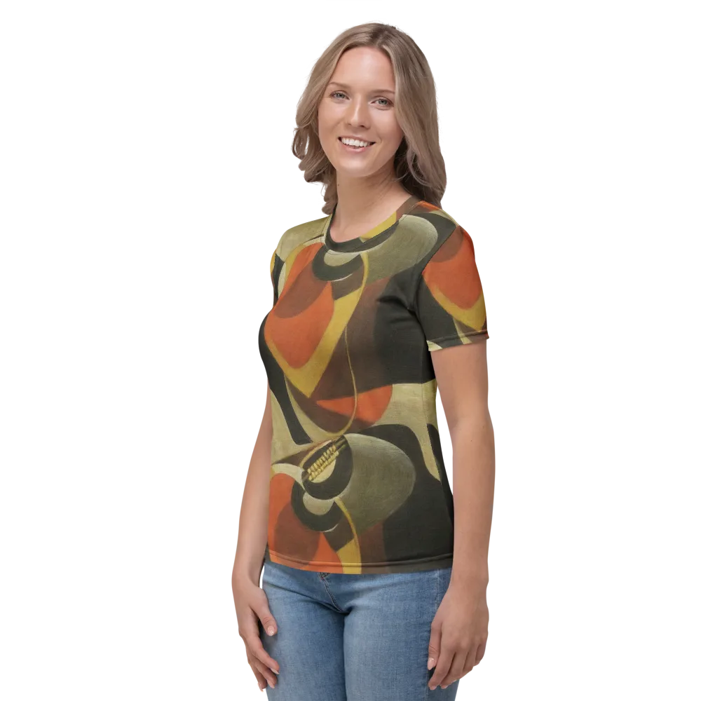 Sienna Circuit on Women's Crew Neck T-Shirt — Left