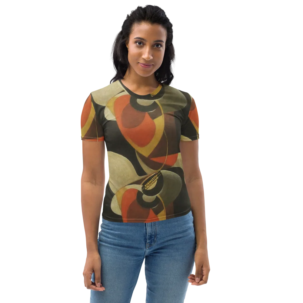 Sienna Circuit on Women's Crew Neck T-Shirt — Front