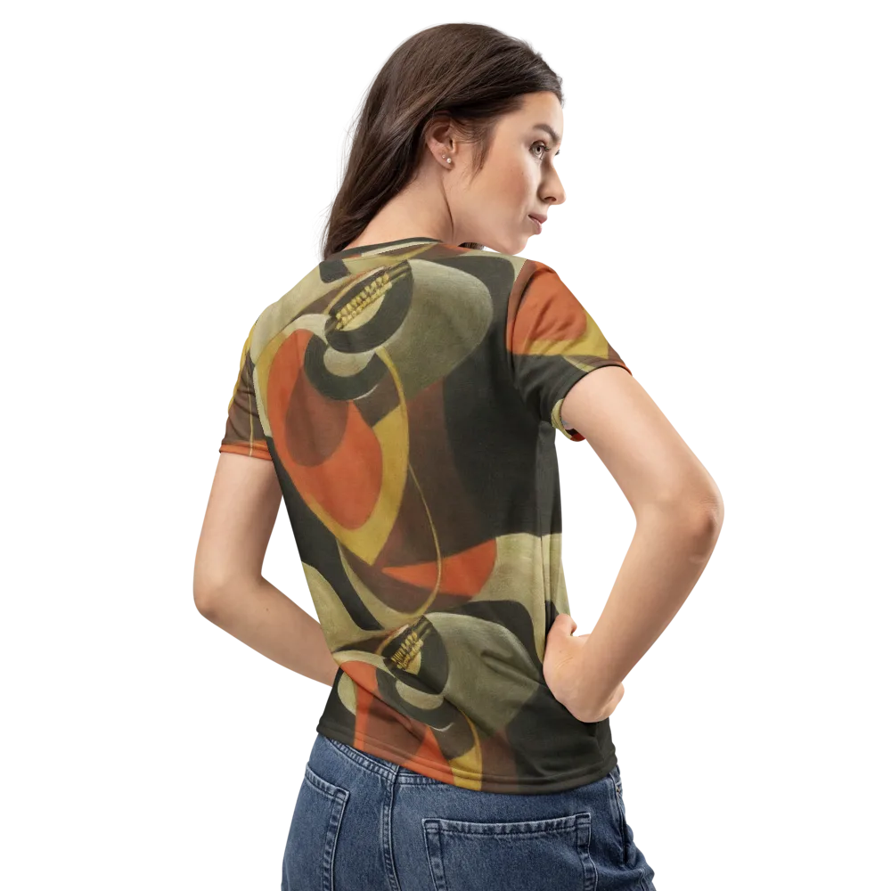 Sienna Circuit on Women's Crew Neck T-Shirt — Back