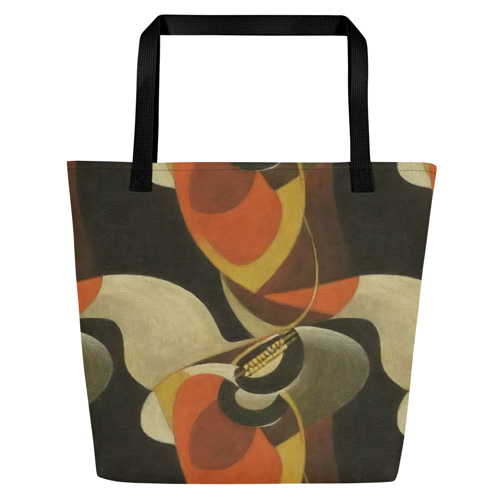 Sienna Circuit on Large Tote Bag W/ Pocket — Front