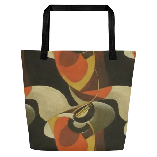 Sienna Circuit on a Large Tote Bag W/ Pocket