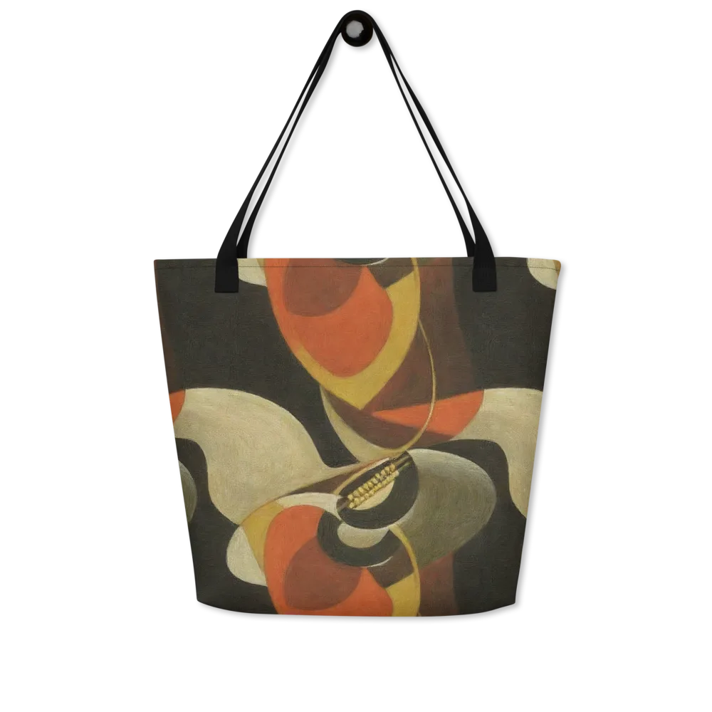 Sienna Circuit on Large Tote Bag W/ Pocket — Front