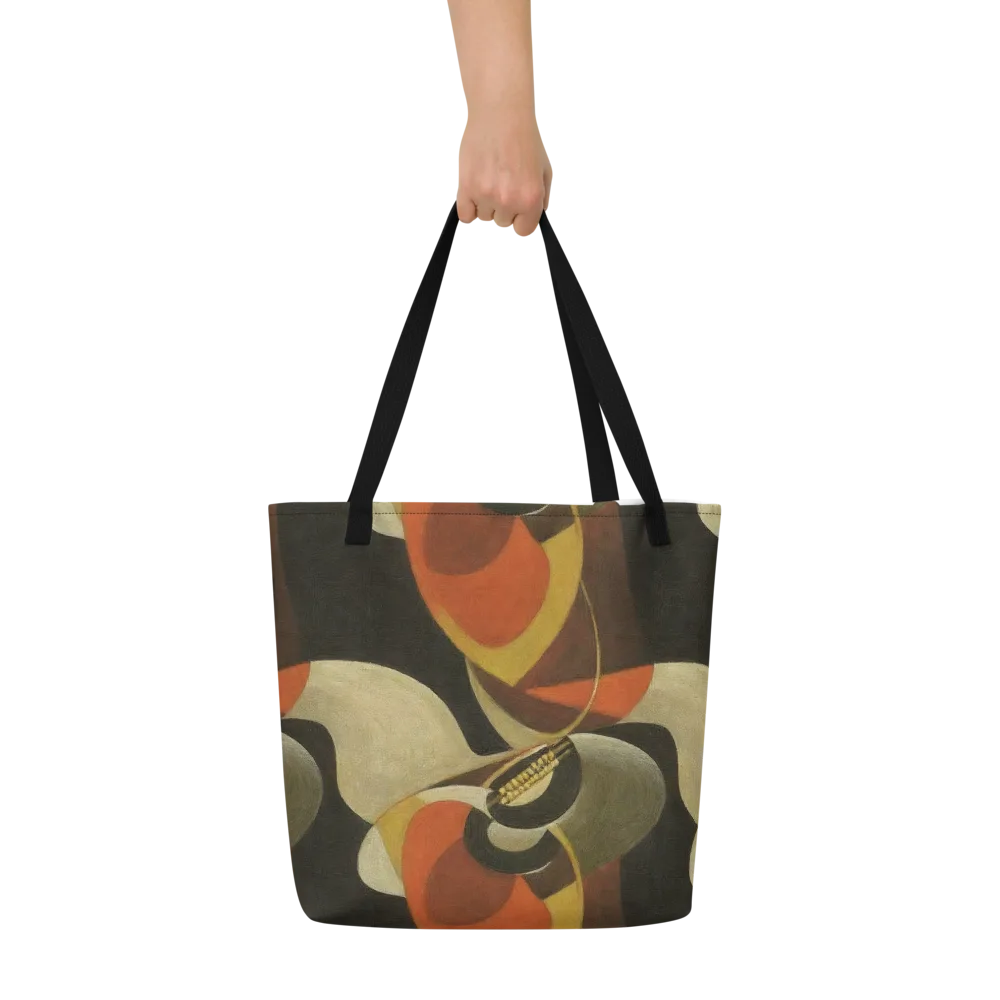 Sienna Circuit on Large Tote Bag W/ Pocket — Front
