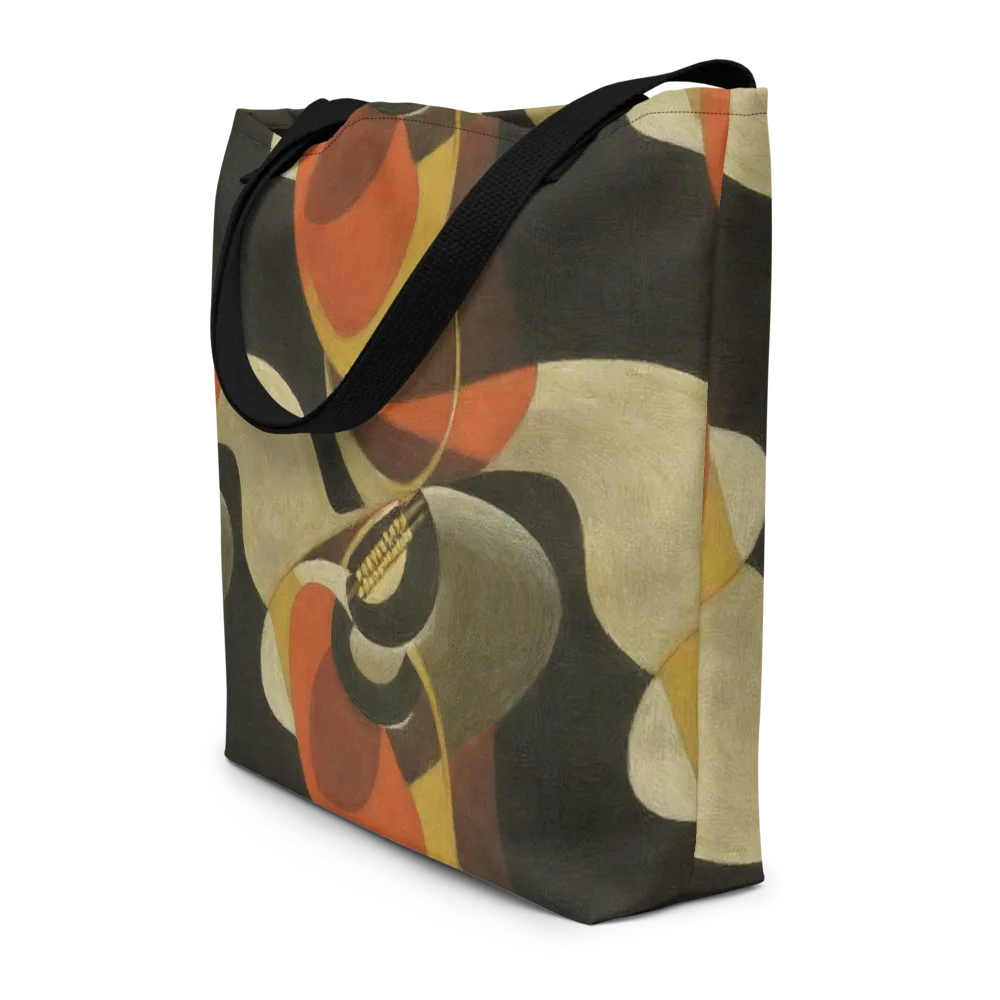 Sienna Circuit on Large Tote Bag W/ Pocket — Front