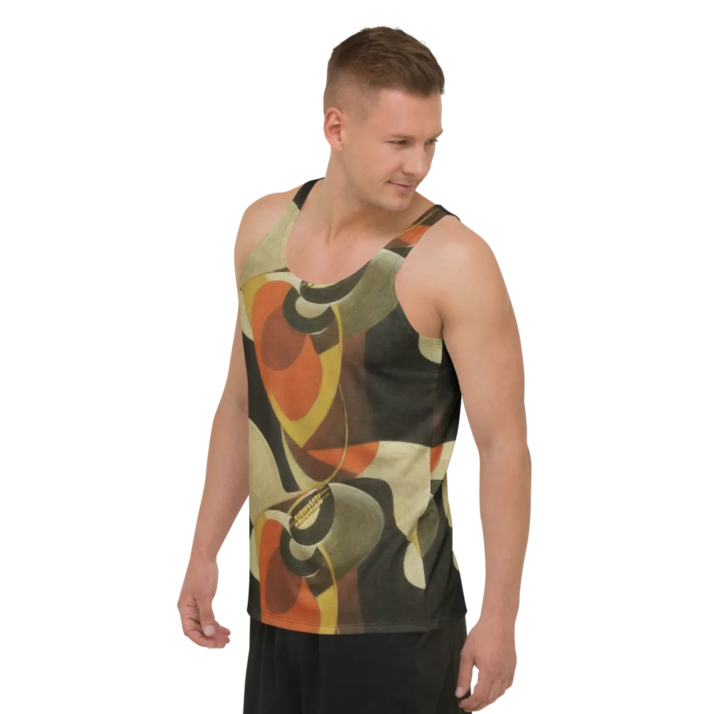 Sienna Circuit on Men's Tank Top — Left Front