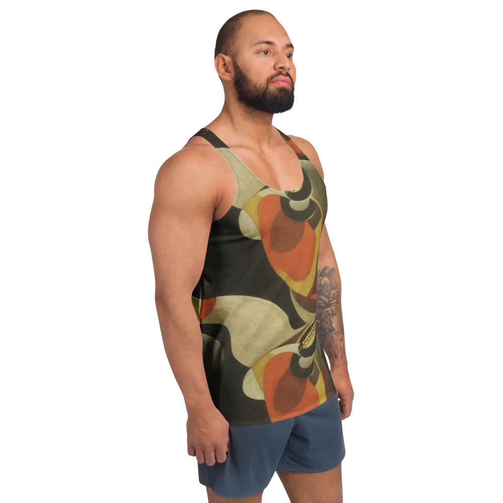 Sienna Circuit on Men's Tank Top — Right Front