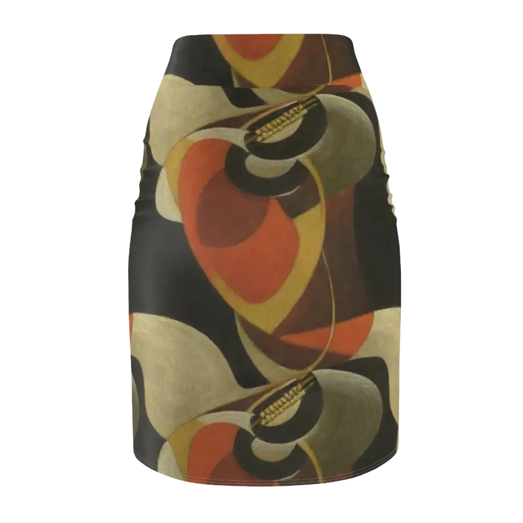 Sienna Circuit on Pencil Skirt — Back