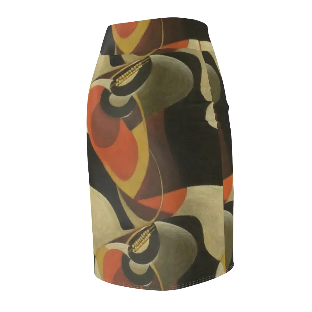 Sienna Circuit on Pencil Skirt — Back Side