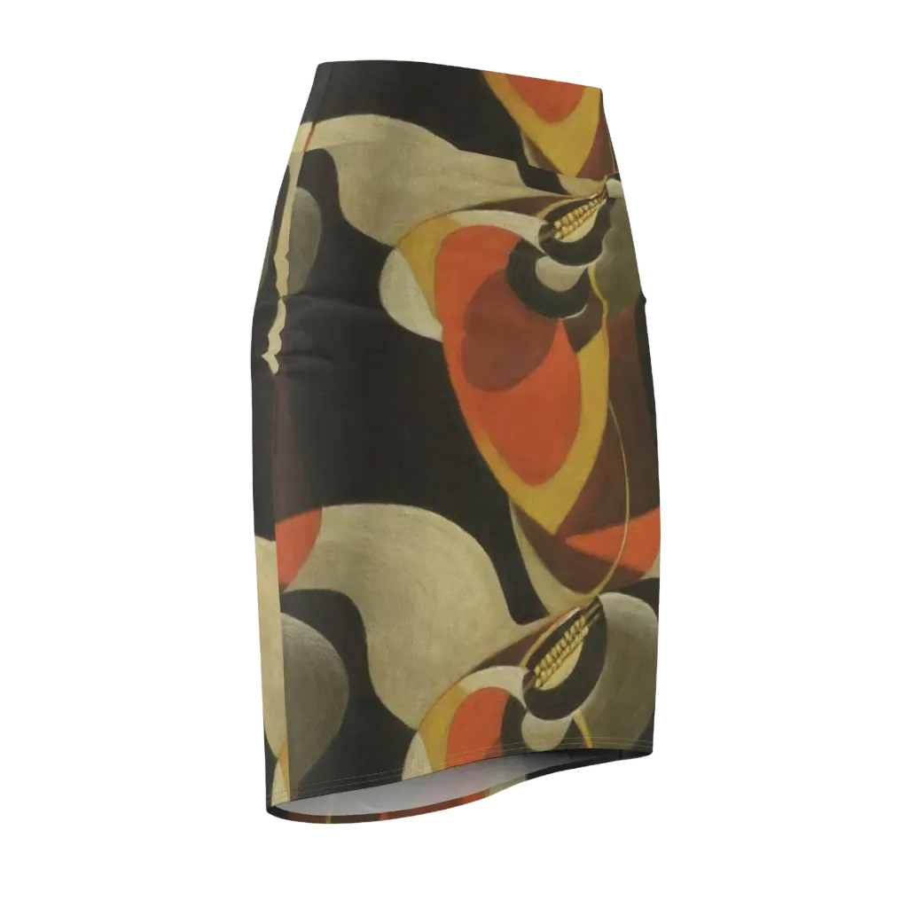 Sienna Circuit on Pencil Skirt — Front Side