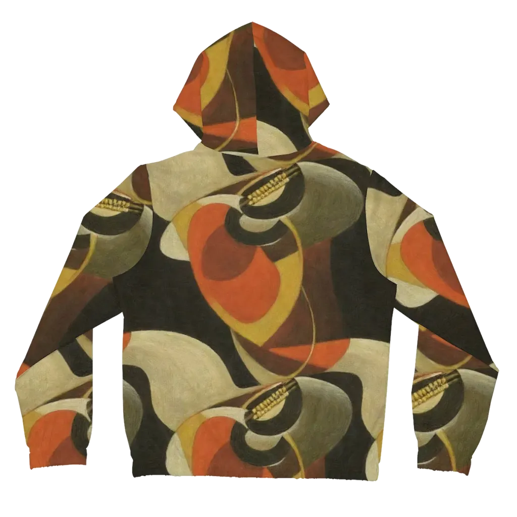 Sienna Circuit on Women's Full-Zip Hoodie — Back