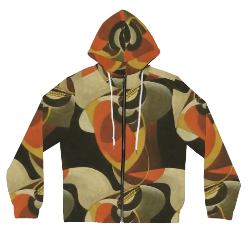 Sienna Circuit on a Women's Full-Zip Hoodie