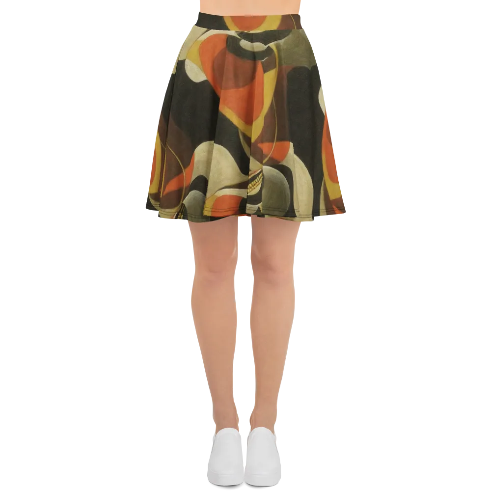 Sienna Circuit on Skater Skirt — Front