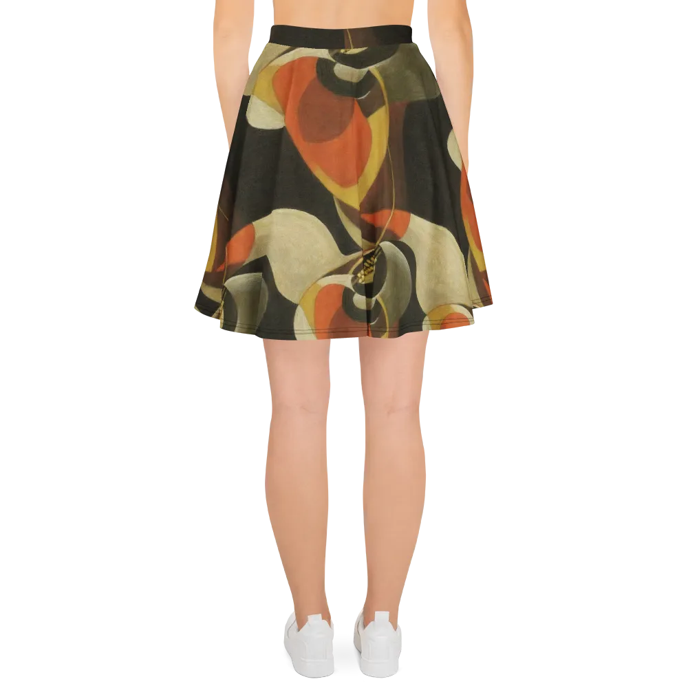Sienna Circuit on Skater Skirt — Back