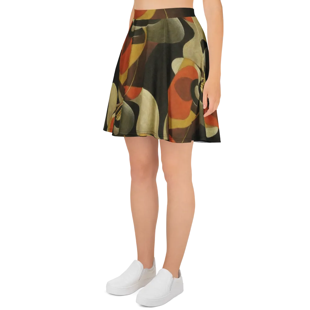 Sienna Circuit on Skater Skirt — Left
