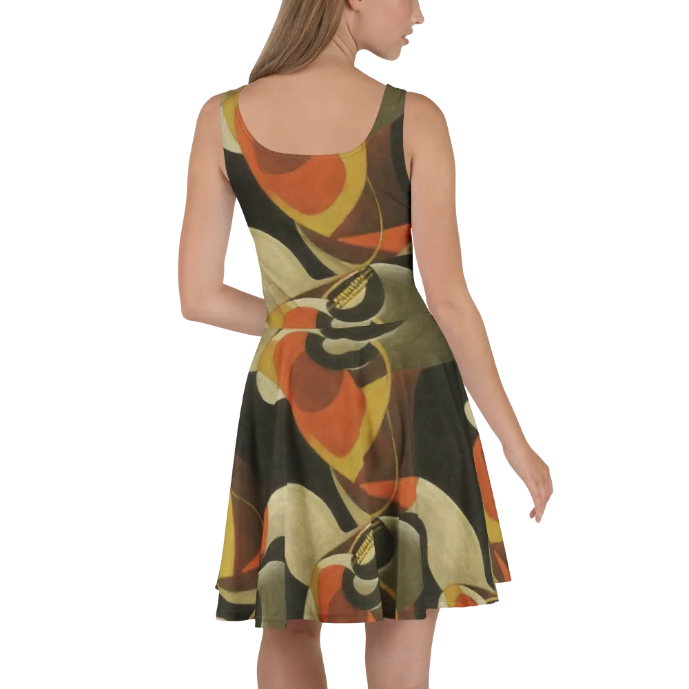 Sienna Circuit on Skater Dress — Back