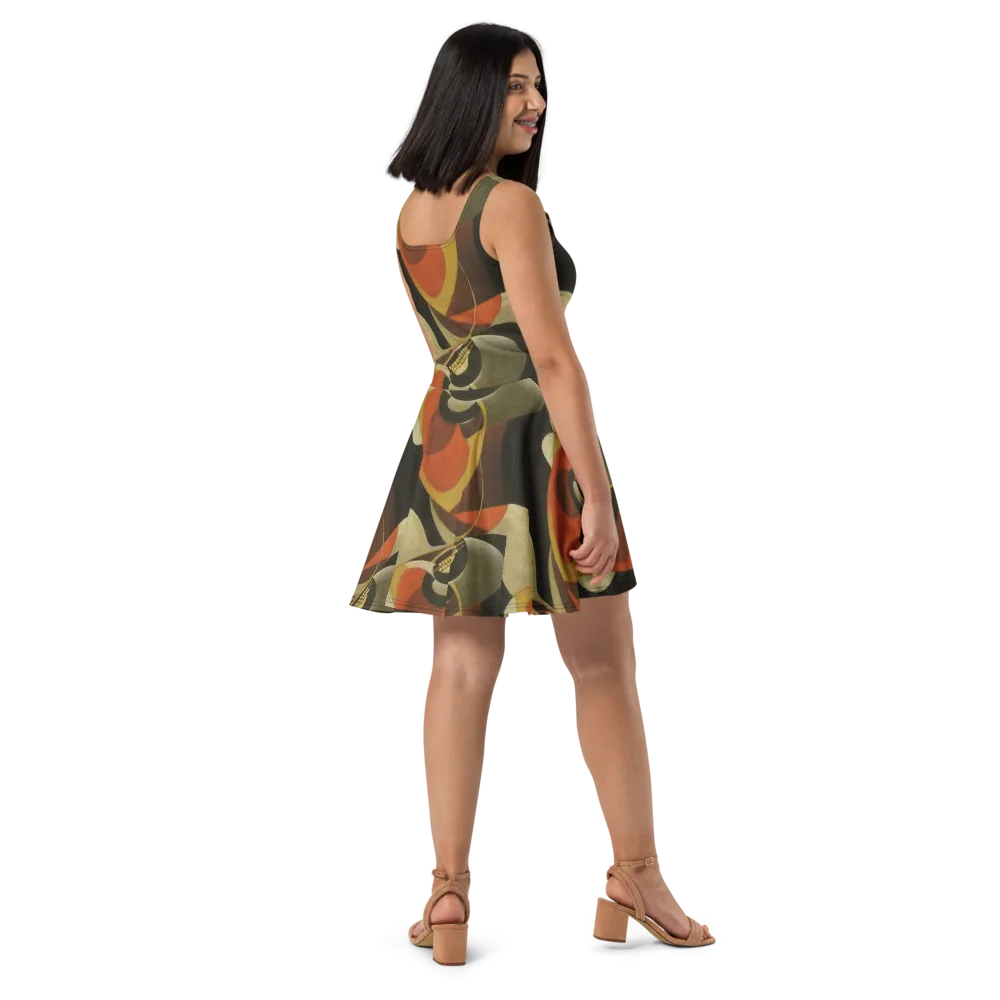 Sienna Circuit on Skater Dress — Right