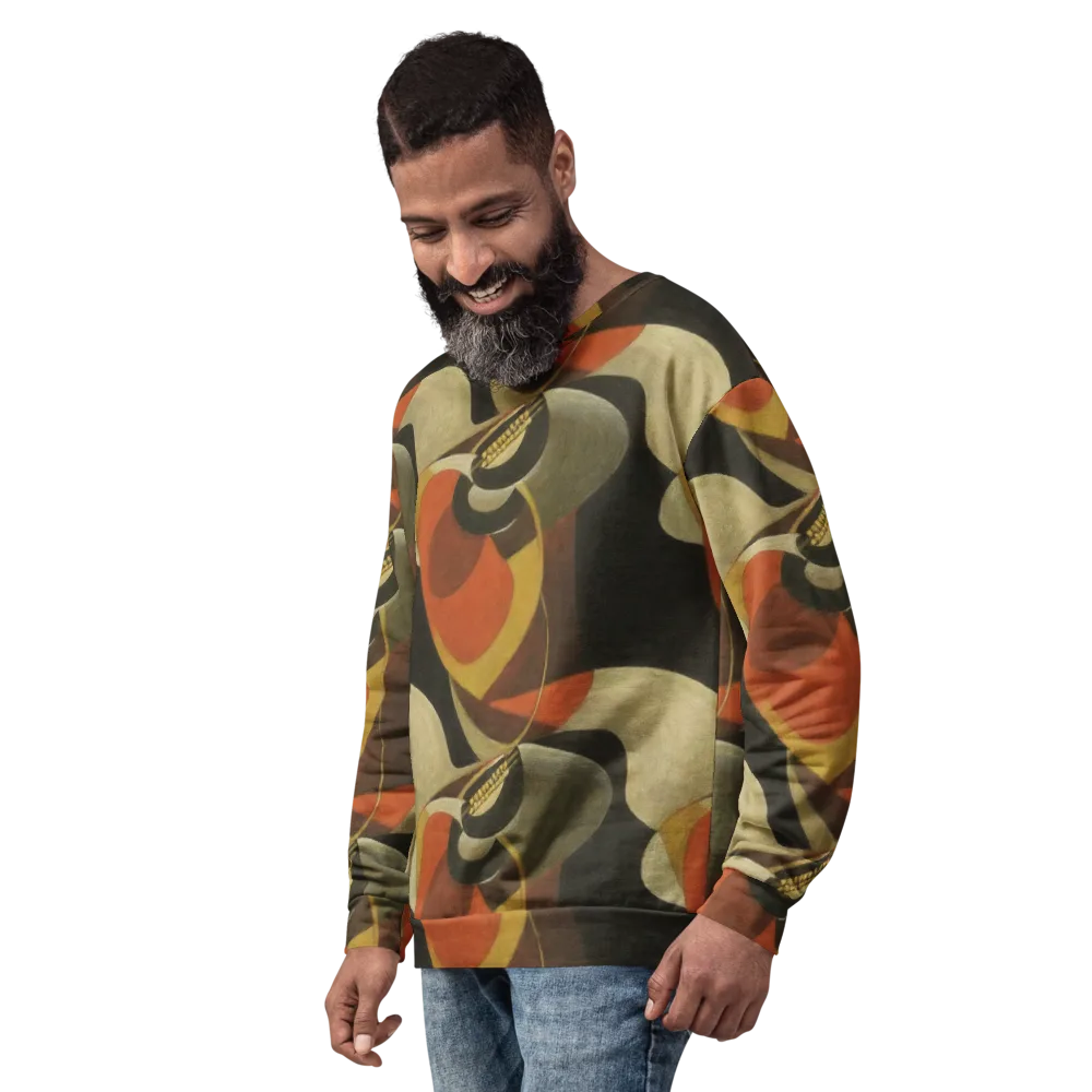 Sienna Circuit on Sweatshirt — Left Front