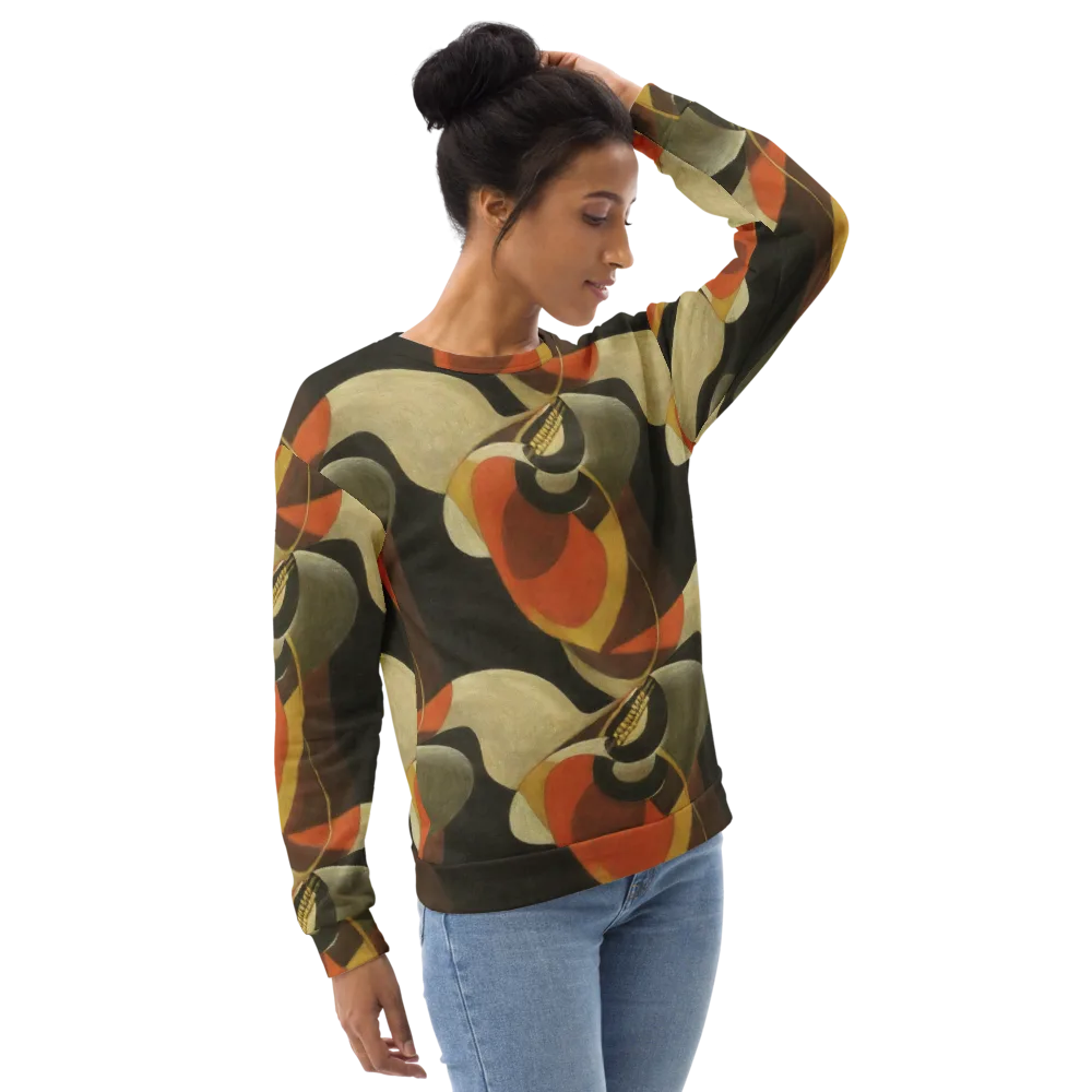 Sienna Circuit on Sweatshirt — Right Front