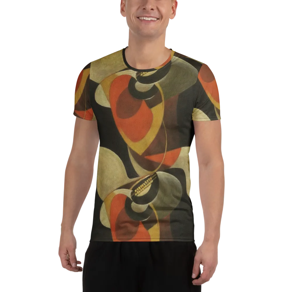 Sienna Circuit on Men's Athletic T-Shirt — Front