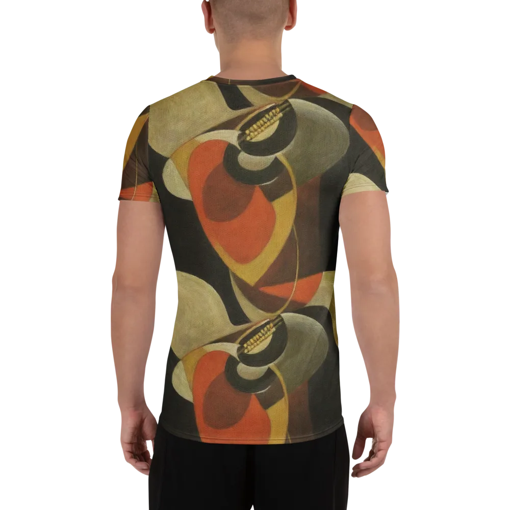 Sienna Circuit on Men's Athletic T-Shirt — Back