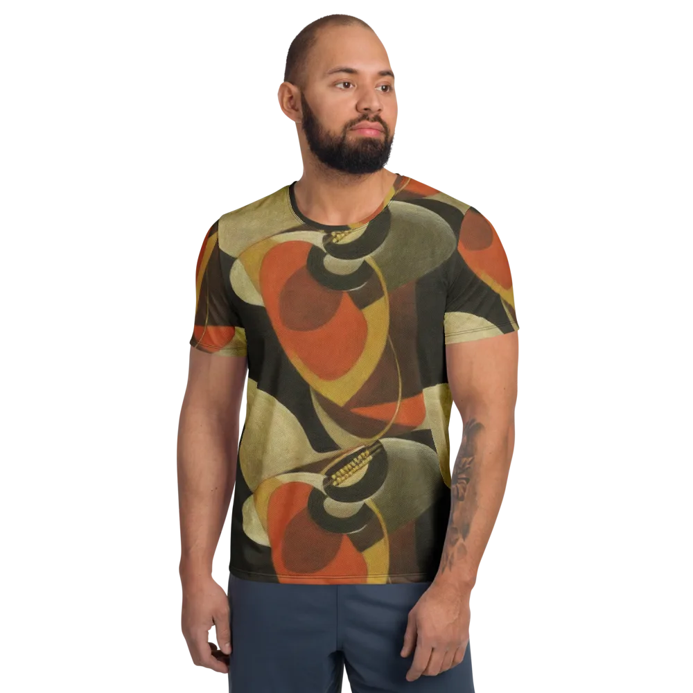Sienna Circuit on Men's Athletic T-Shirt — Front