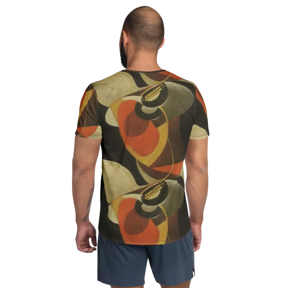 Sienna Circuit on Men's Athletic T-Shirt — Back