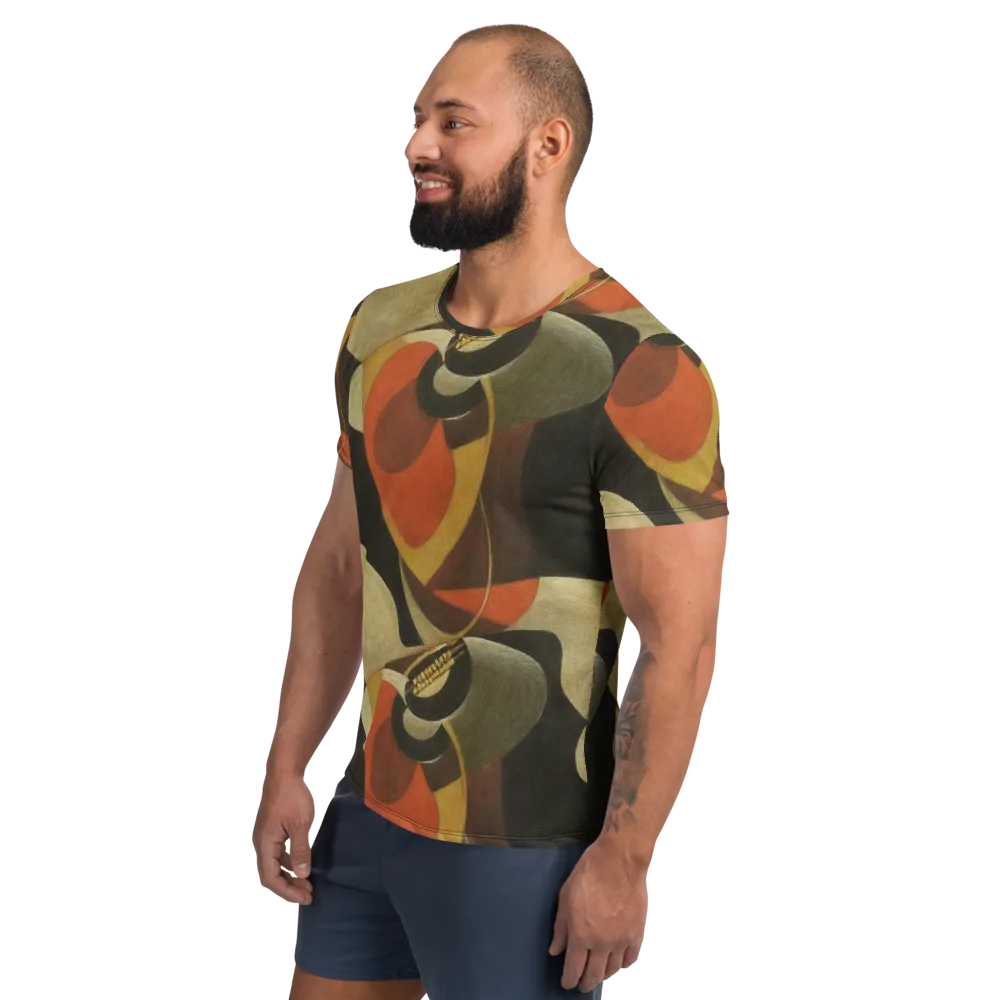 Sienna Circuit on Men's Athletic T-Shirt — Left