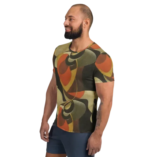 Sienna Circuit on a Men's Athletic T-Shirt
