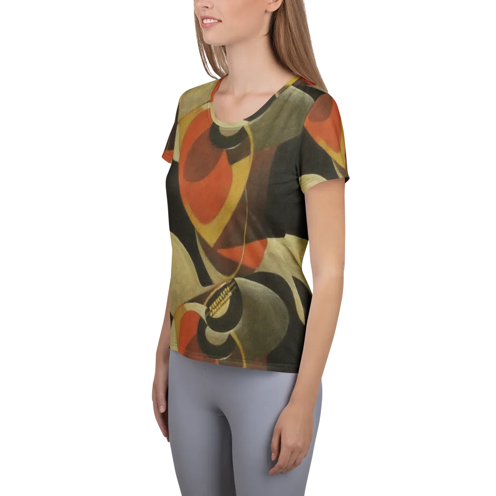 Sienna Circuit on Women's Athletic T-Shirt — Left