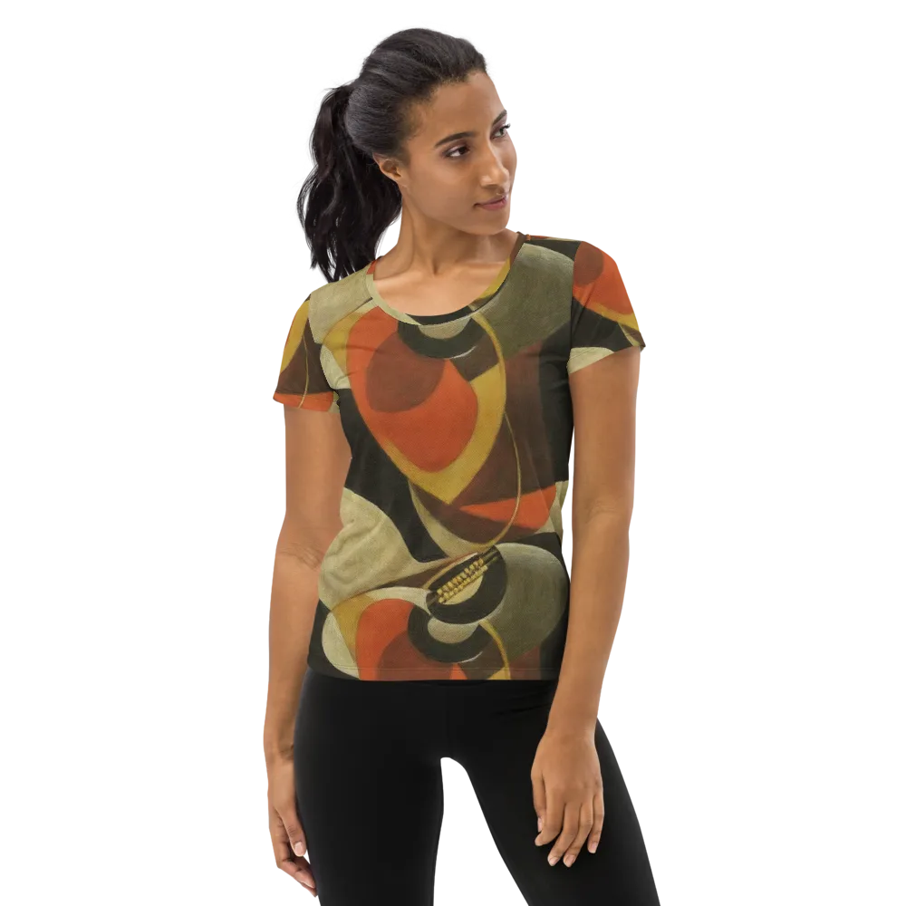 Sienna Circuit on Women's Athletic T-Shirt — Front